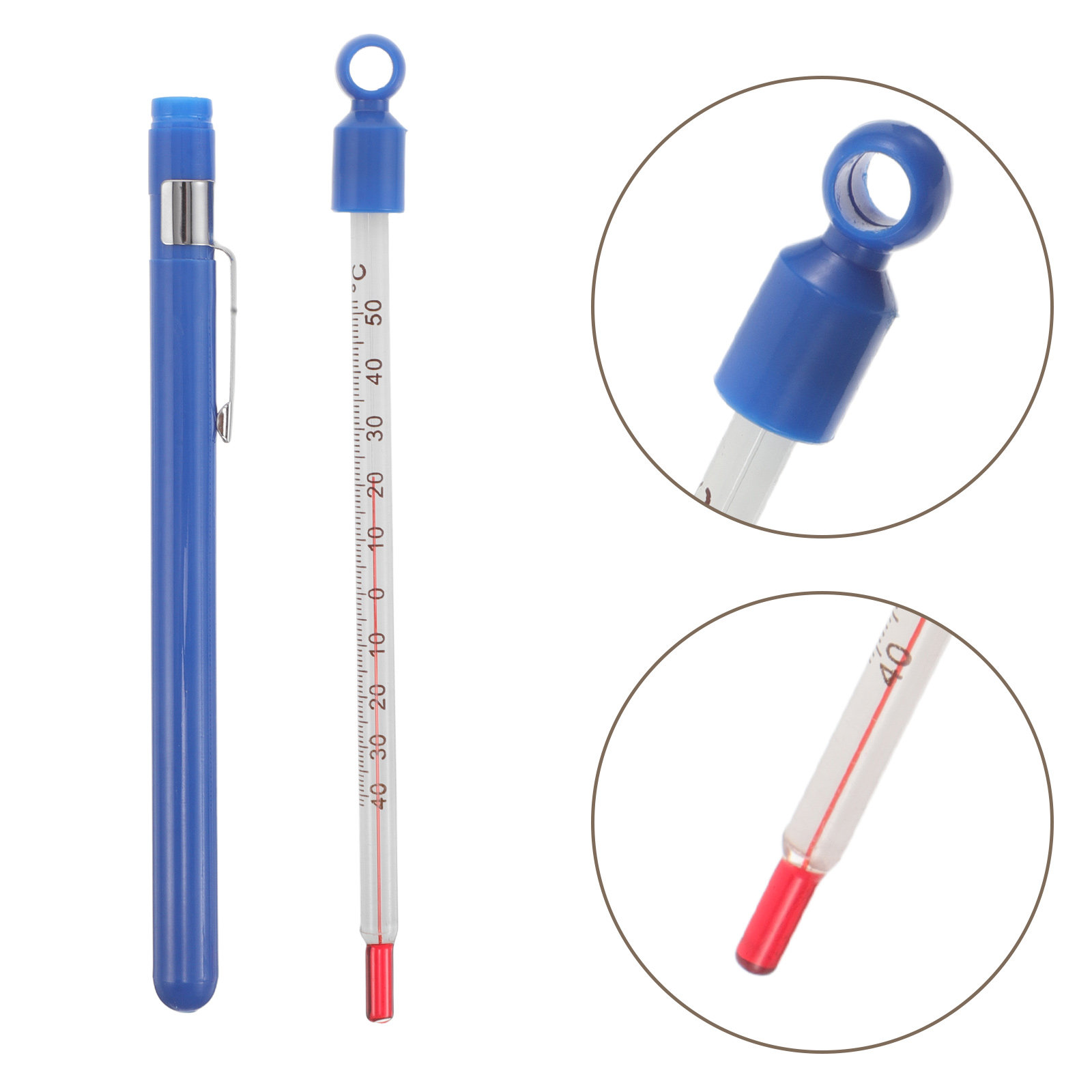 Home Cooking In - Glass Wine Thermometer Easy Read Precision