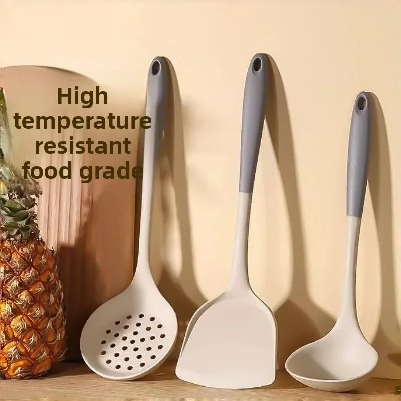Home Cooking Utensil Set - Food-Grade Heat-Resistant Silicone Kitchen-Utensils-Set Non-Stick Spatula