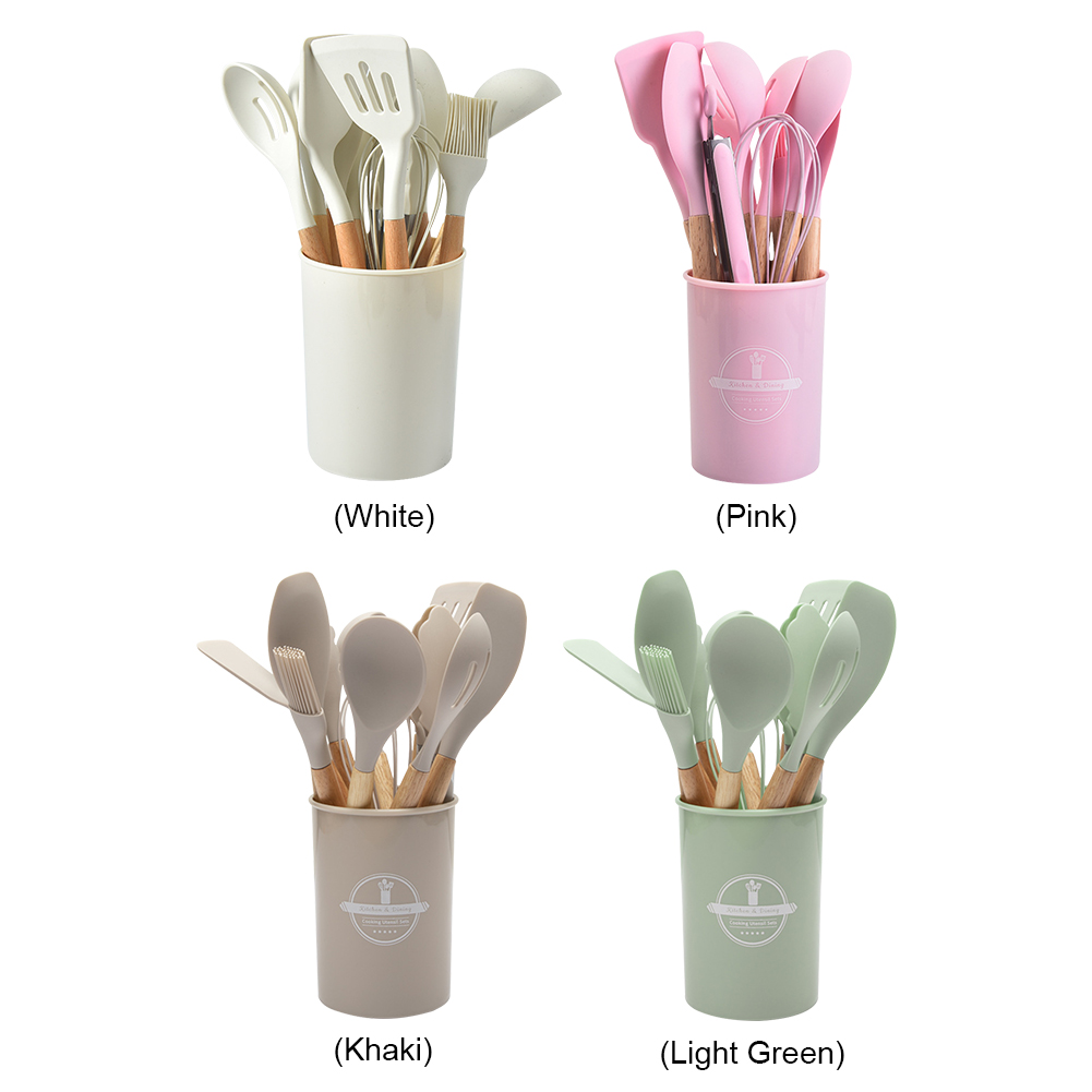 12Pcs Kitchen Utensil Set Heat - Home Cooking Utensil Set บทวิจารณ์และราคา