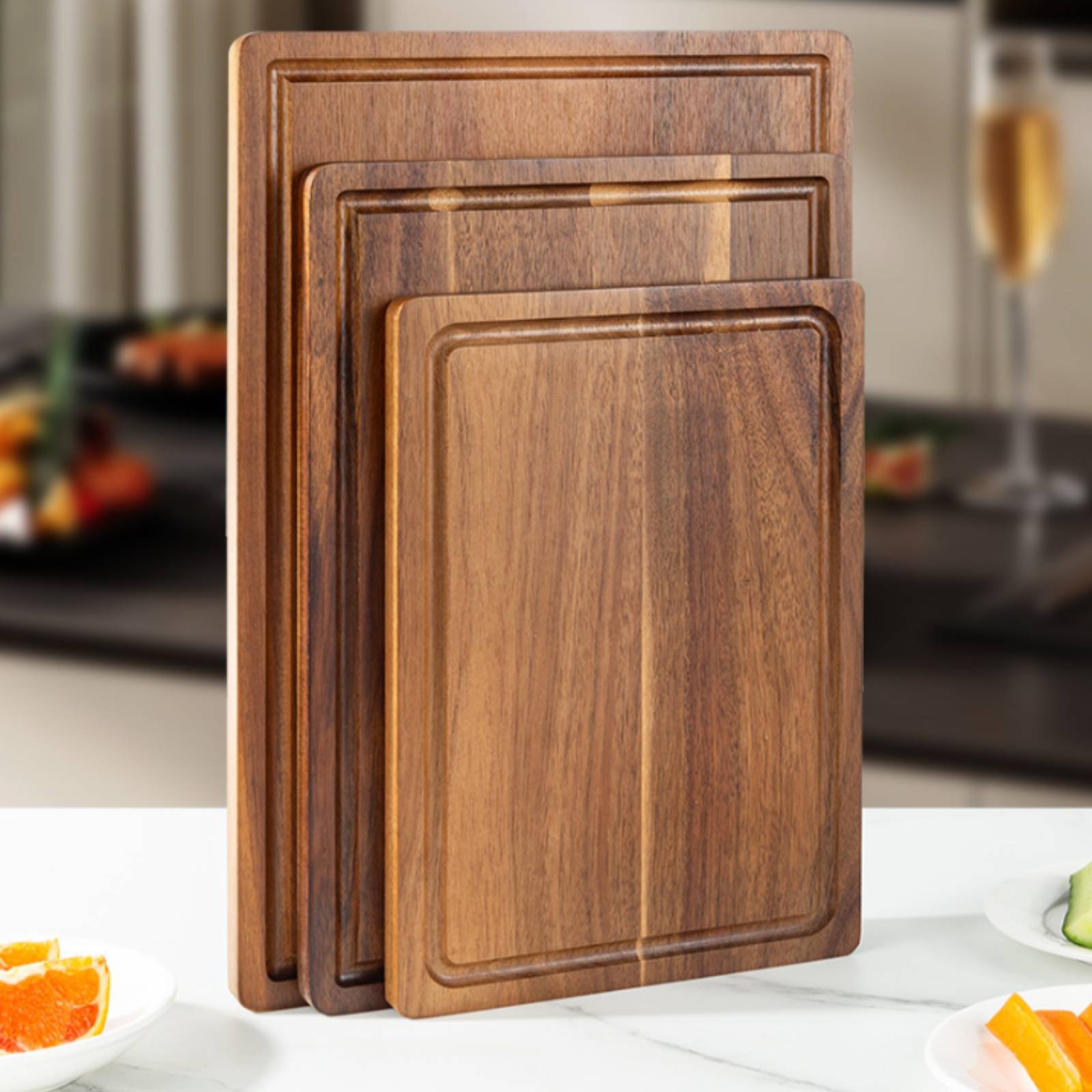 3 Pieces Cutting Board with Ju - Home Cooking In บทวิจารณ์และราคา