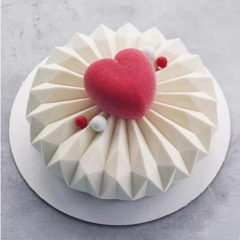 3D Round French Mousse Cake Si - Home Cooking Recipes บทวิจารณ์และราคา