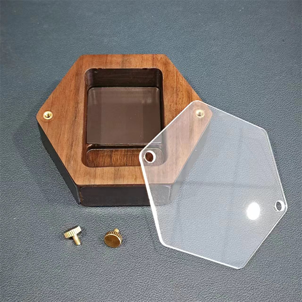 Personality Wooden hexagon Lig - Smoker Box Wood Chip บทวิจารณ์และราคา
