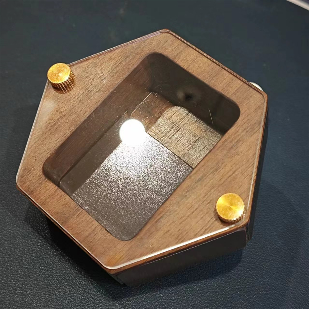 Personality Wooden hexagon Lig - Smoker Box Wood Chip บทวิจารณ์และราคา