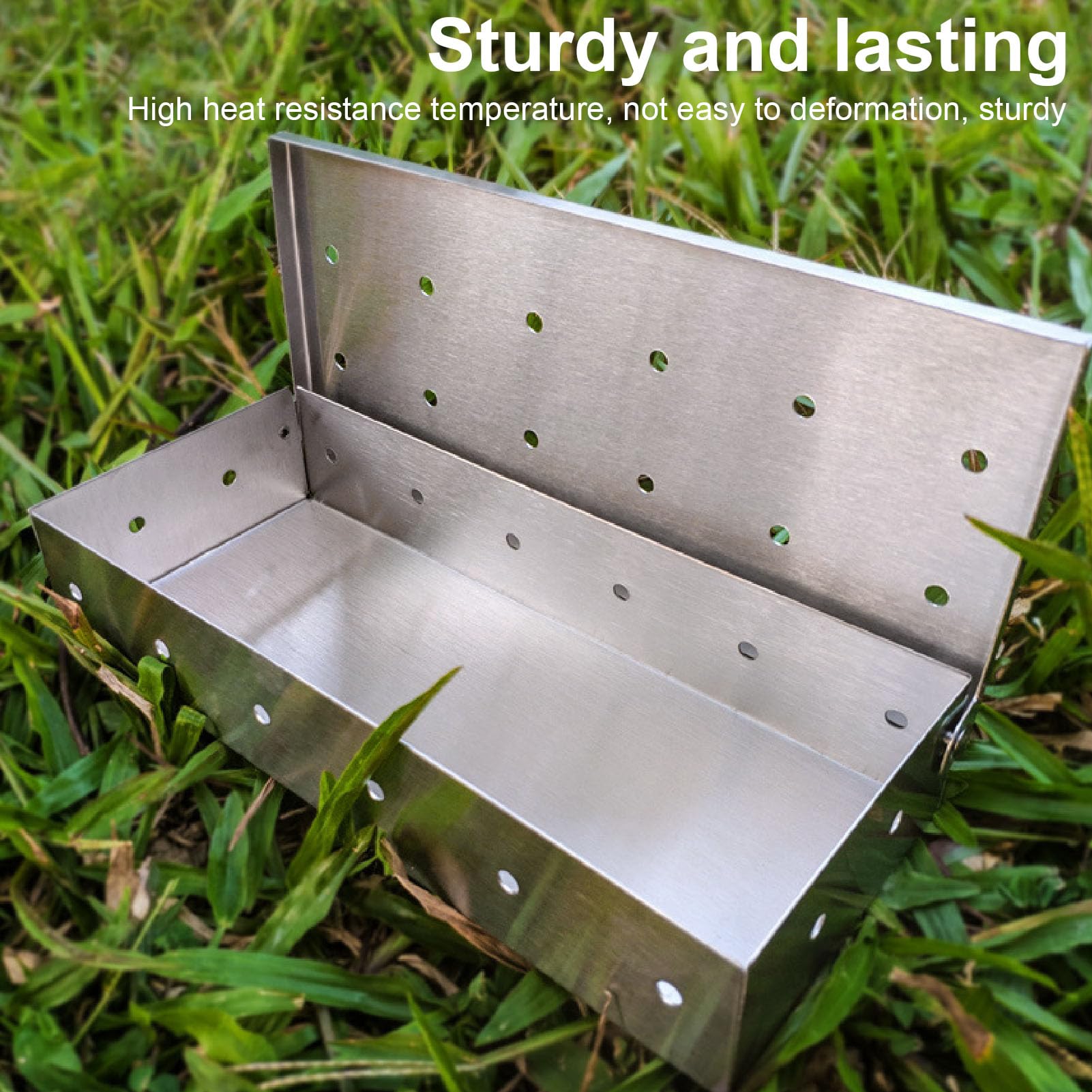 Heavy Duty Stainless Steel Smo - Smoker Box Wood Chip บทวิจารณ์และราคา