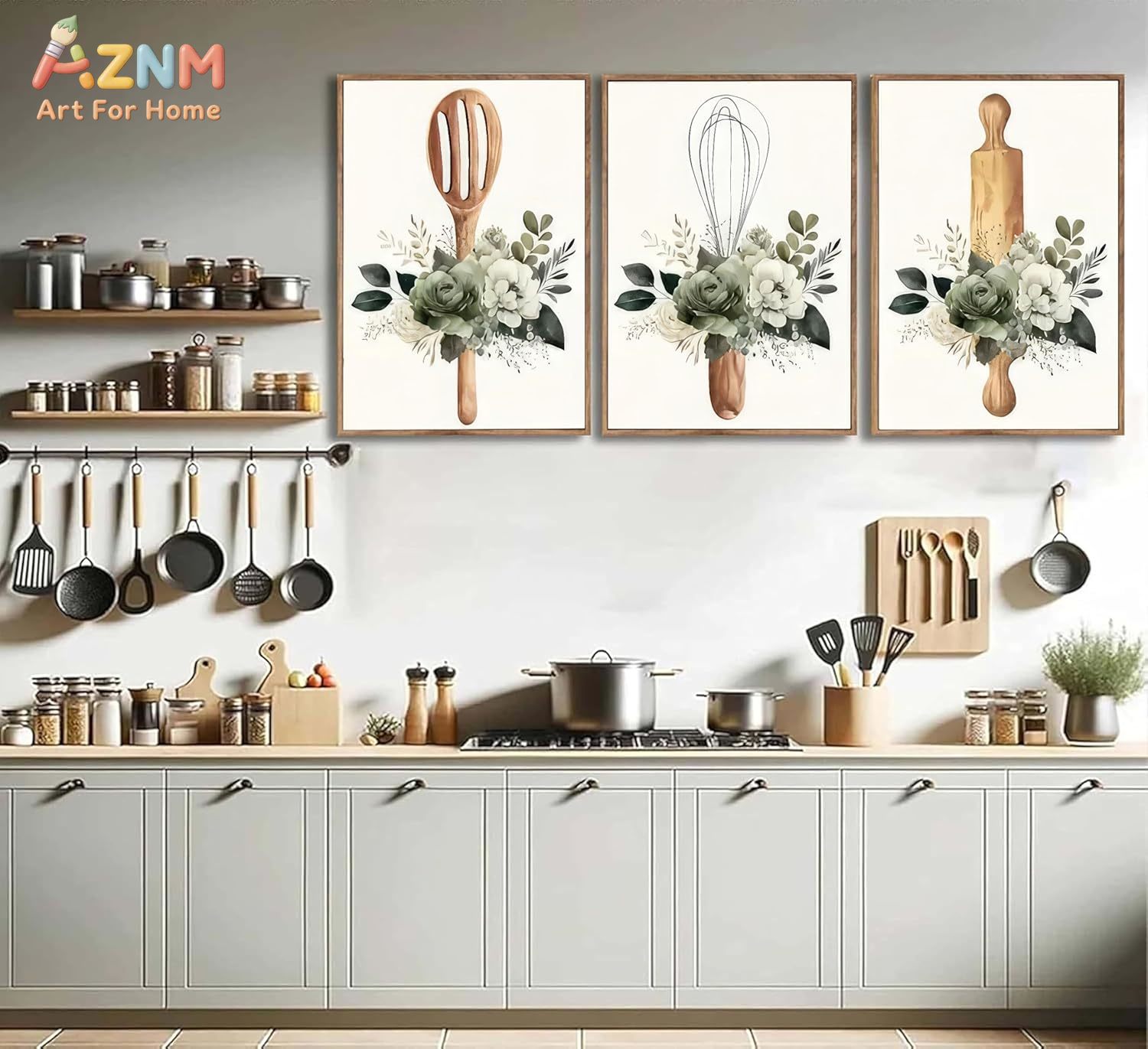 AZNM Kitchen Utensils Floral C - Home Cooking Oil บทวิจารณ์และราคา