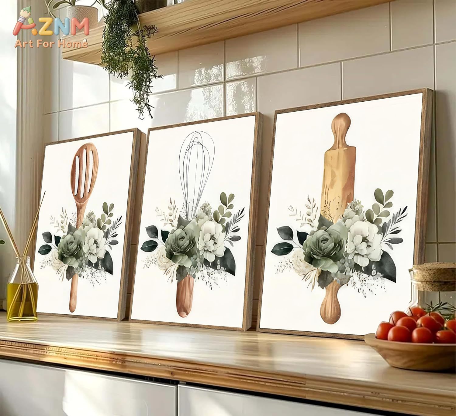 AZNM Kitchen Utensils Floral C - Home Cooking Oil บทวิจารณ์และราคา
