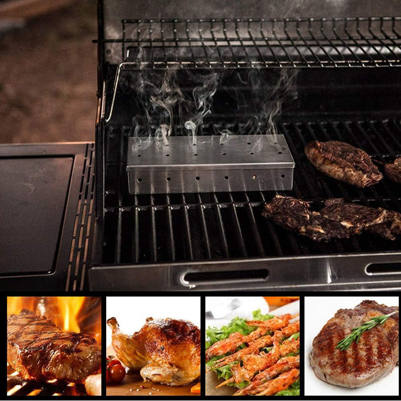 Stainless Steel Smoker Box for - Smoker Box Wood Chip บทวิจารณ์และราคา