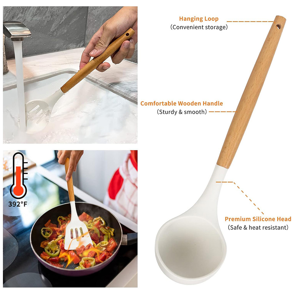 12Pcs Kitchen Utensil Set Cook - Home Cooking Utensil Set บทวิจารณ์และราคา