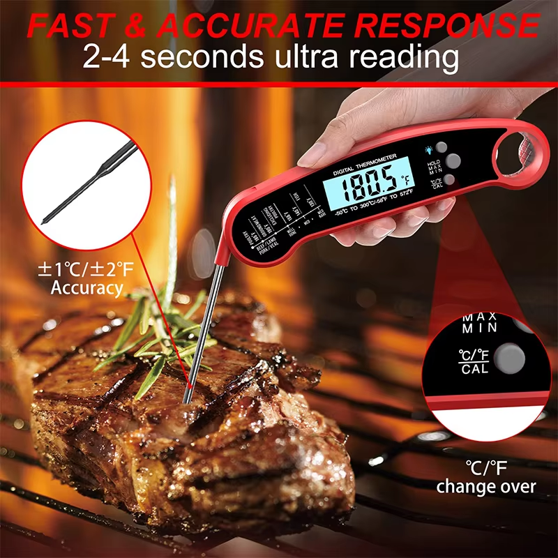 Digital Meat Thermometer High  - Home Cooking Help บทวิจารณ์และราคา
