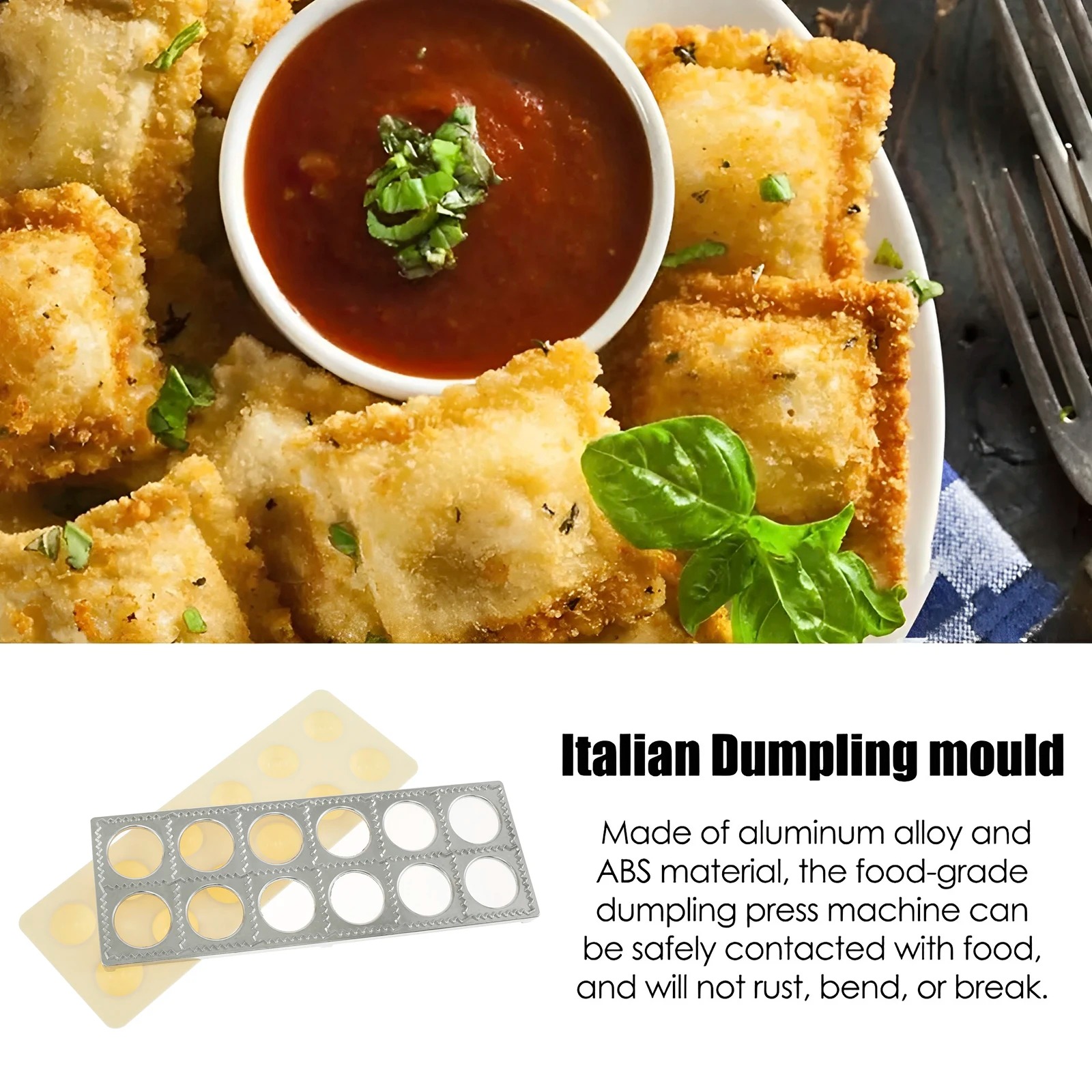 Dumpling Mold 12 Holes Ravioli - Home Cooking Help บทวิจารณ์และราคา