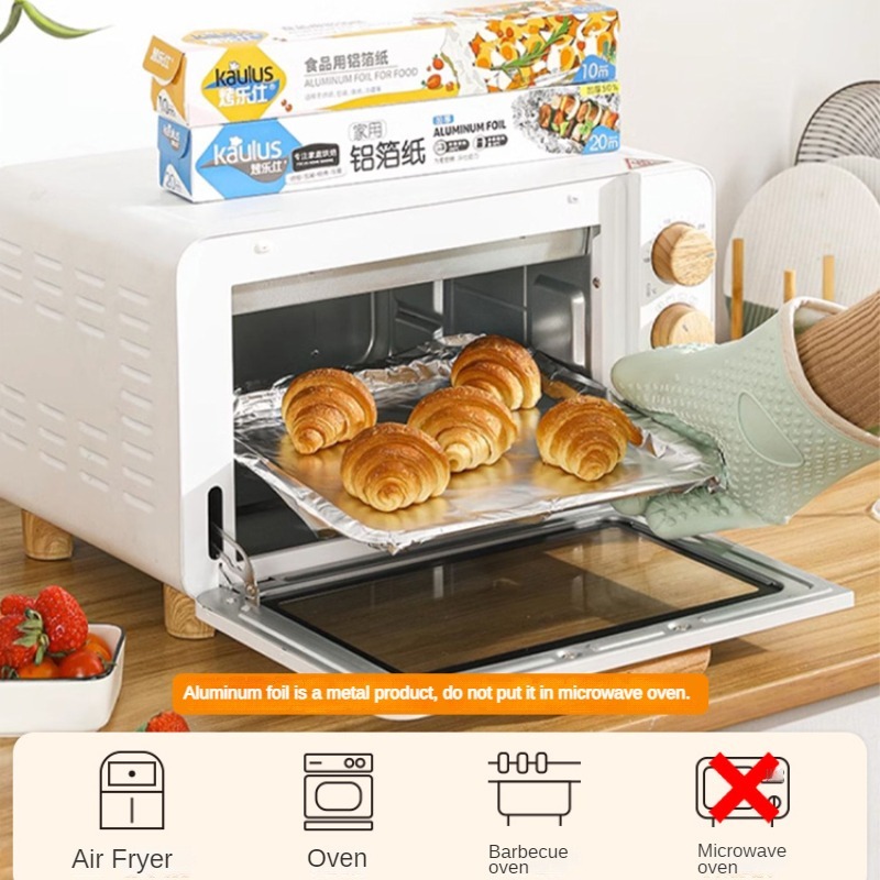 Zackoo 10/20/40M Aluminium Foi - Home Cooking Oil บทวิจารณ์และราคา