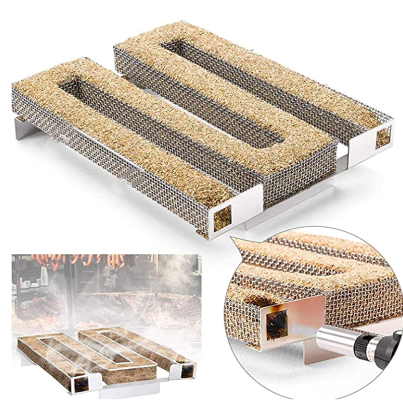 Cold Smoke Generator BBQ Acces - Smoker Box Wood Chip บทวิจารณ์และราคา