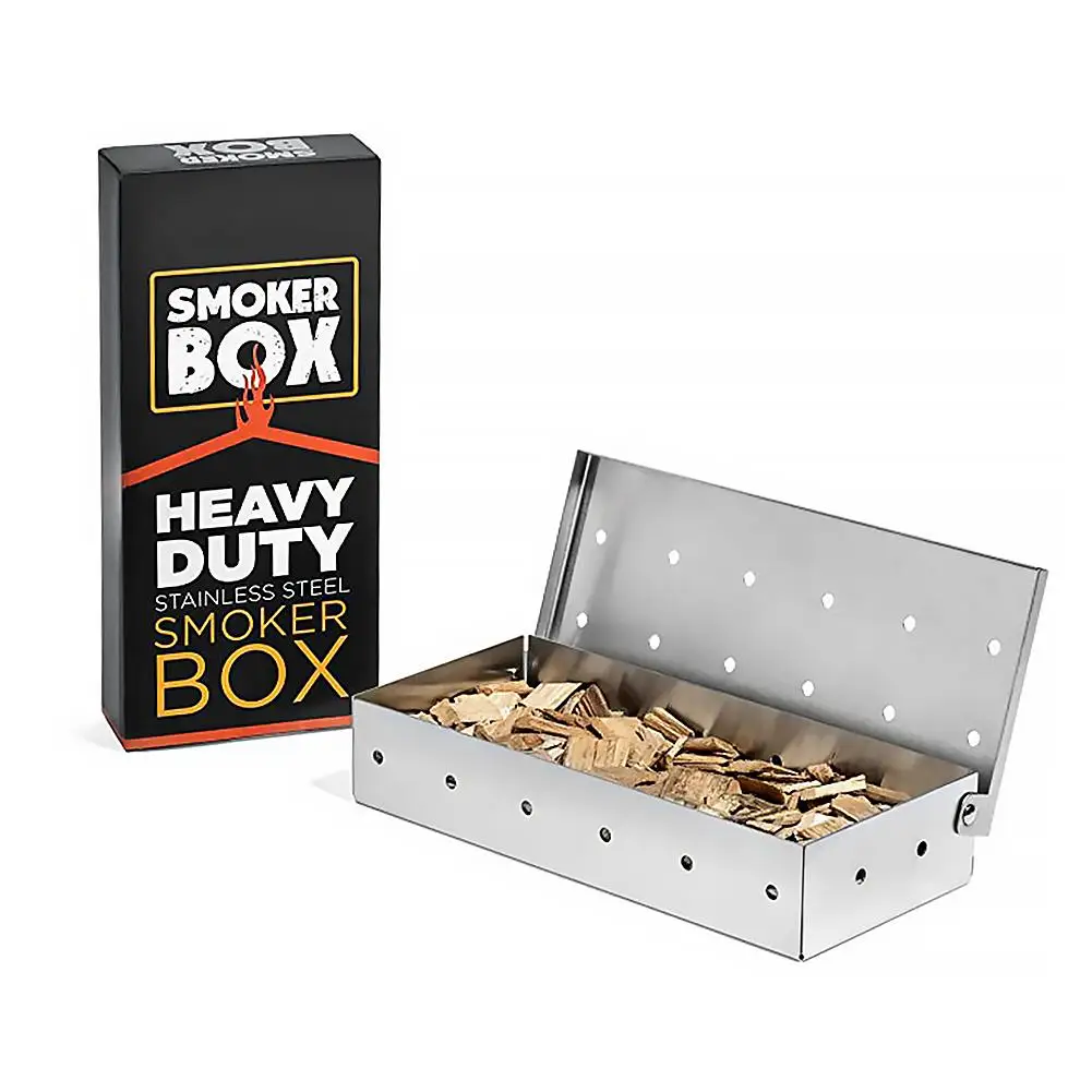 HQ Wood Chips BBQ Smoker Box f - Smoker Box Wood Chip บทวิจารณ์และราคา
