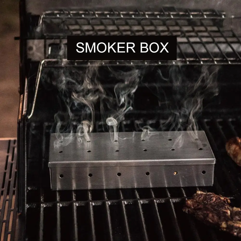 HQ Wood Chips BBQ Smoker Box f - Smoker Box Wood Chip บทวิจารณ์และราคา