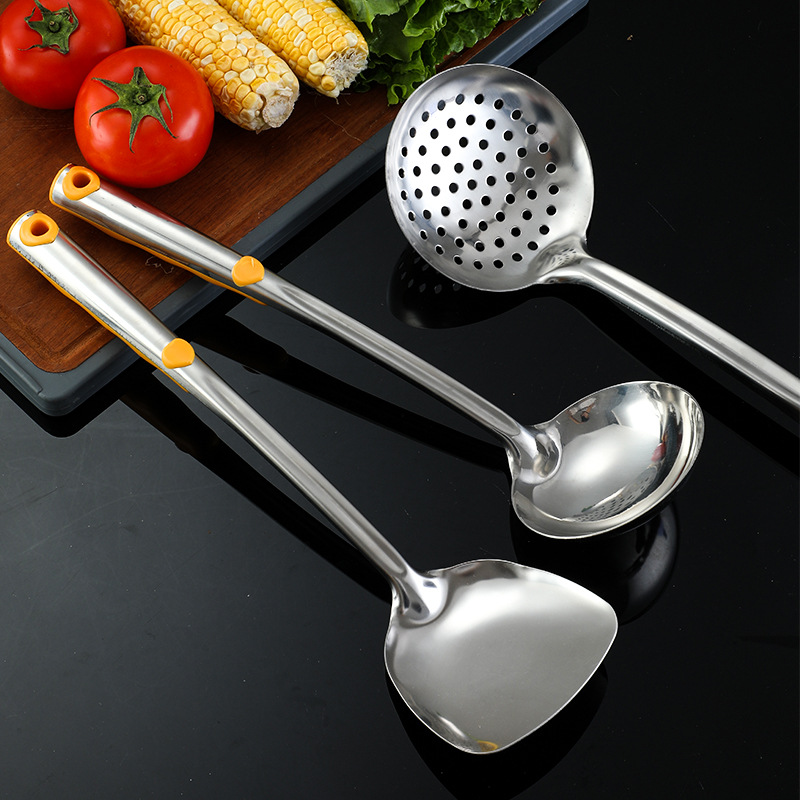 Stainless Steel Thickened Kitc - Home Cooking Utensil Set บทวิจารณ์และราคา