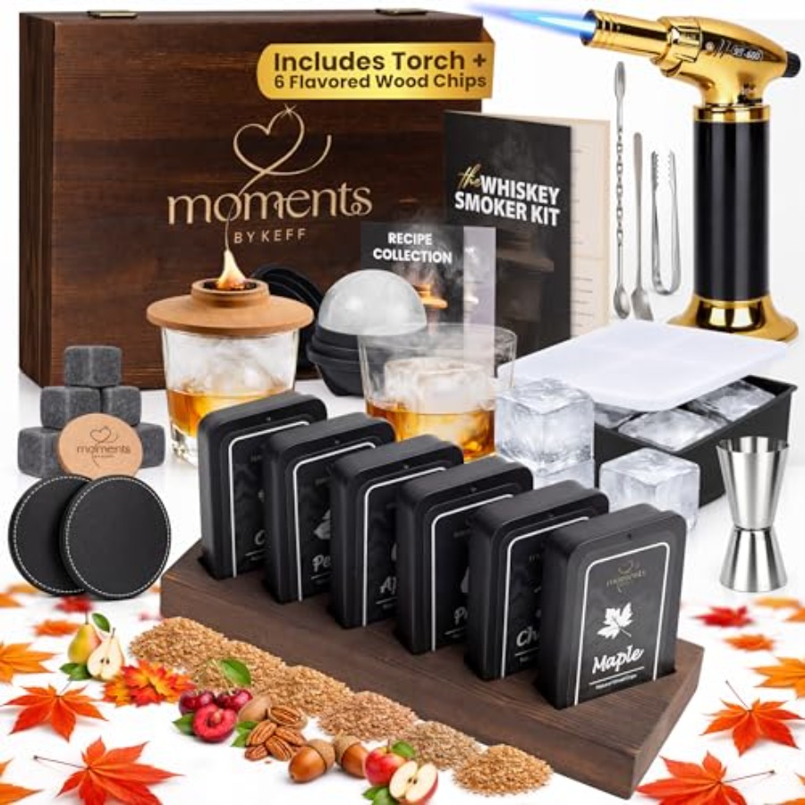 Premium Whiskey Smoker Kit Woo - Smoker Box Wood Chip บทวิจารณ์และราคา