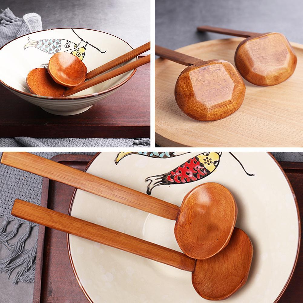 New Long Handle Ramen Wooden S - Home Cooking Utensil Set บทวิจารณ์และราคา