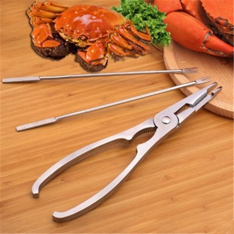 3Pcs/Set Stainless Steel Seafo - Home Cooking Utensil Set บทวิจารณ์และราคา