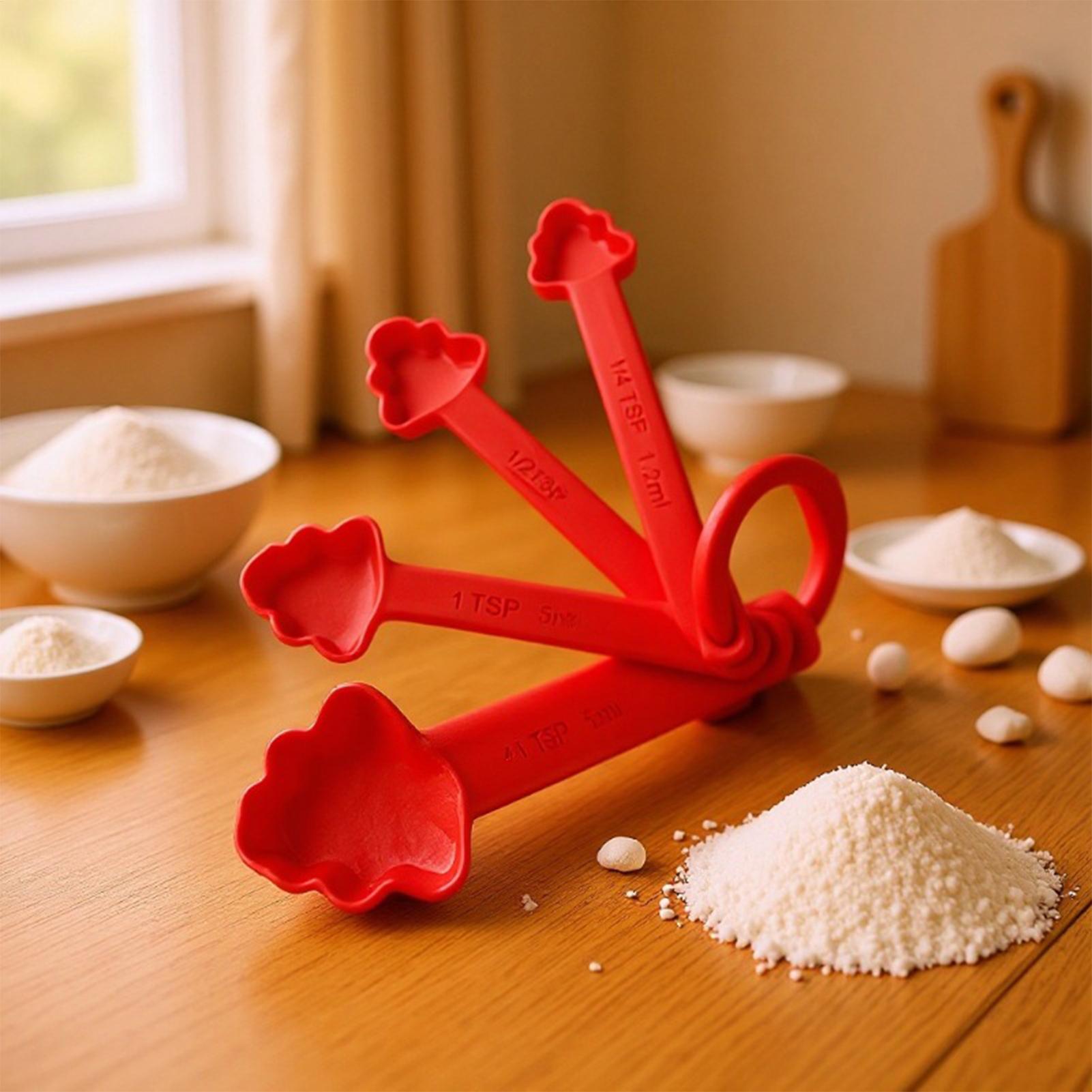 Christmas Measuring Cups And S - Home Cooking Utensil Set บทวิจารณ์และราคา