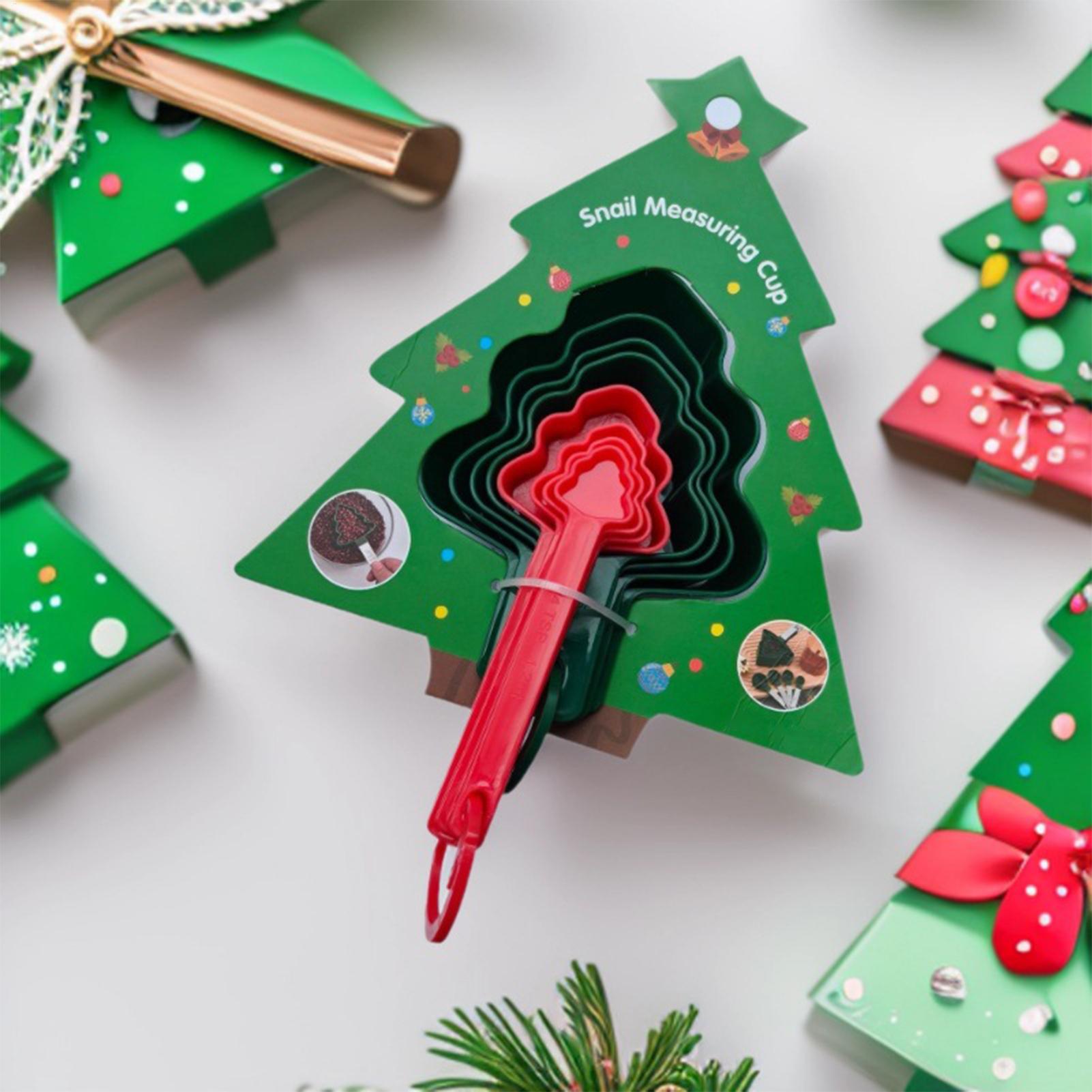Christmas Measuring Cups And S - Home Cooking Utensil Set บทวิจารณ์และราคา
