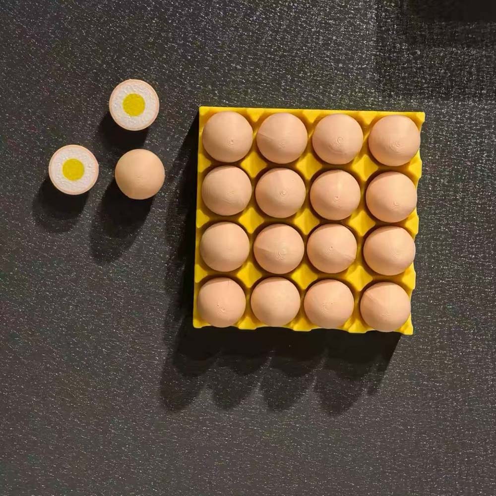 Egg Fridge Magnets Set Cute 3D - Home Cooking Recipes บทวิจารณ์และราคา