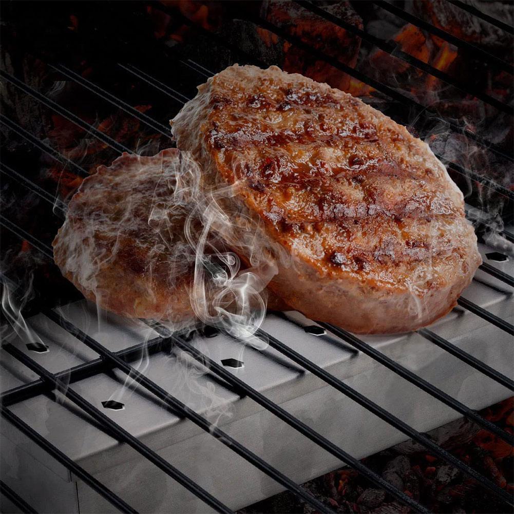 Stainless Steel BBQ Smoker Box - Smoker Box Wood Chip บทวิจารณ์และราคา