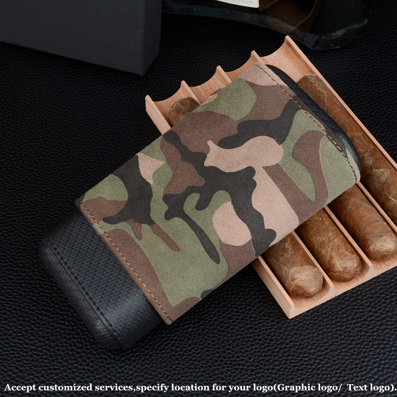 Super Large Cigar Case Camoufl - Smoker Box Wood Chip บทวิจารณ์และราคา