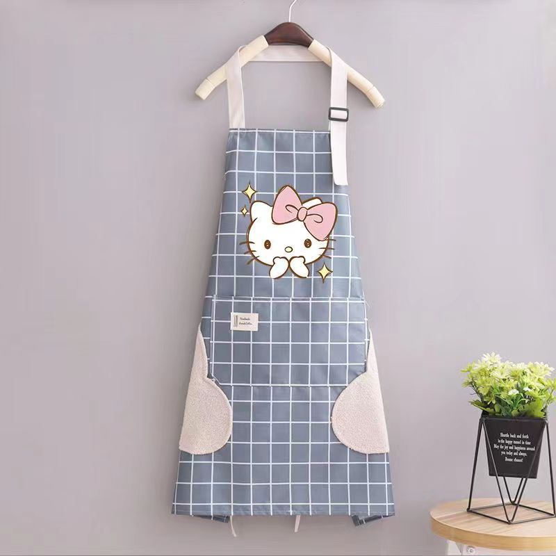 Hello Kitty Apron Cute Cartoon - Home Cooking Oil บทวิจารณ์และราคา