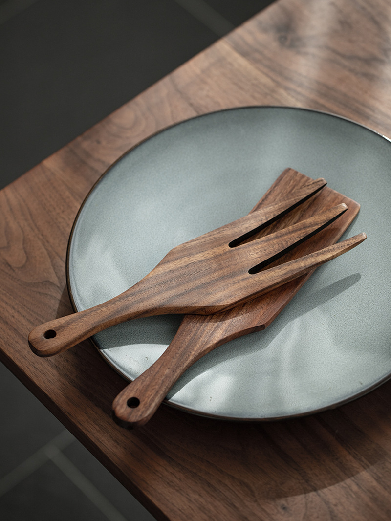 Wooden Salad Server, Wood Sala - Home Cooking Utensil Set บทวิจารณ์และราคา