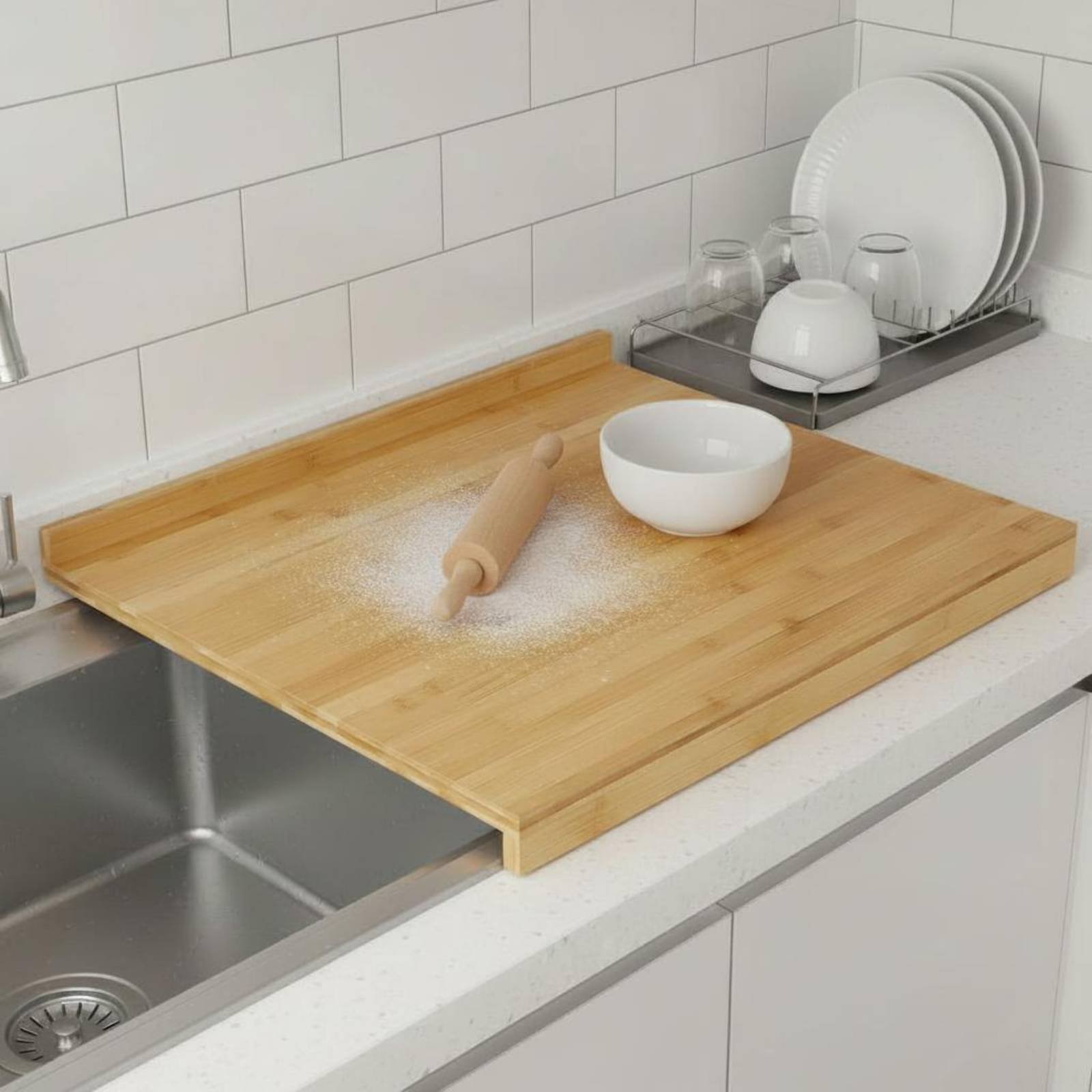 Over the Sink Cutting Board Mu - Home Cooking In บทวิจารณ์และราคา