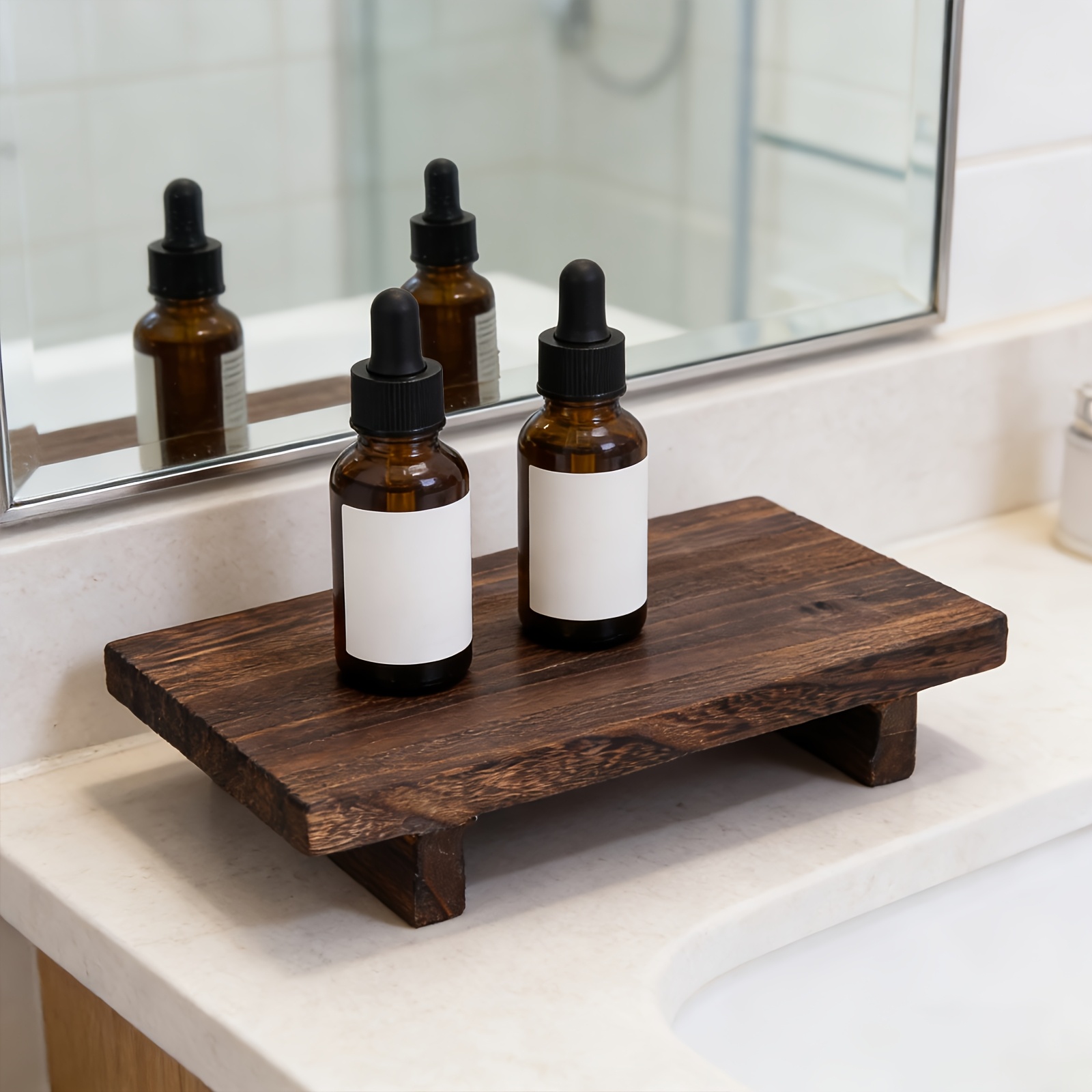 Vintage Wooden Decorative Tray - Home Cooking Recipes บทวิจารณ์และราคา