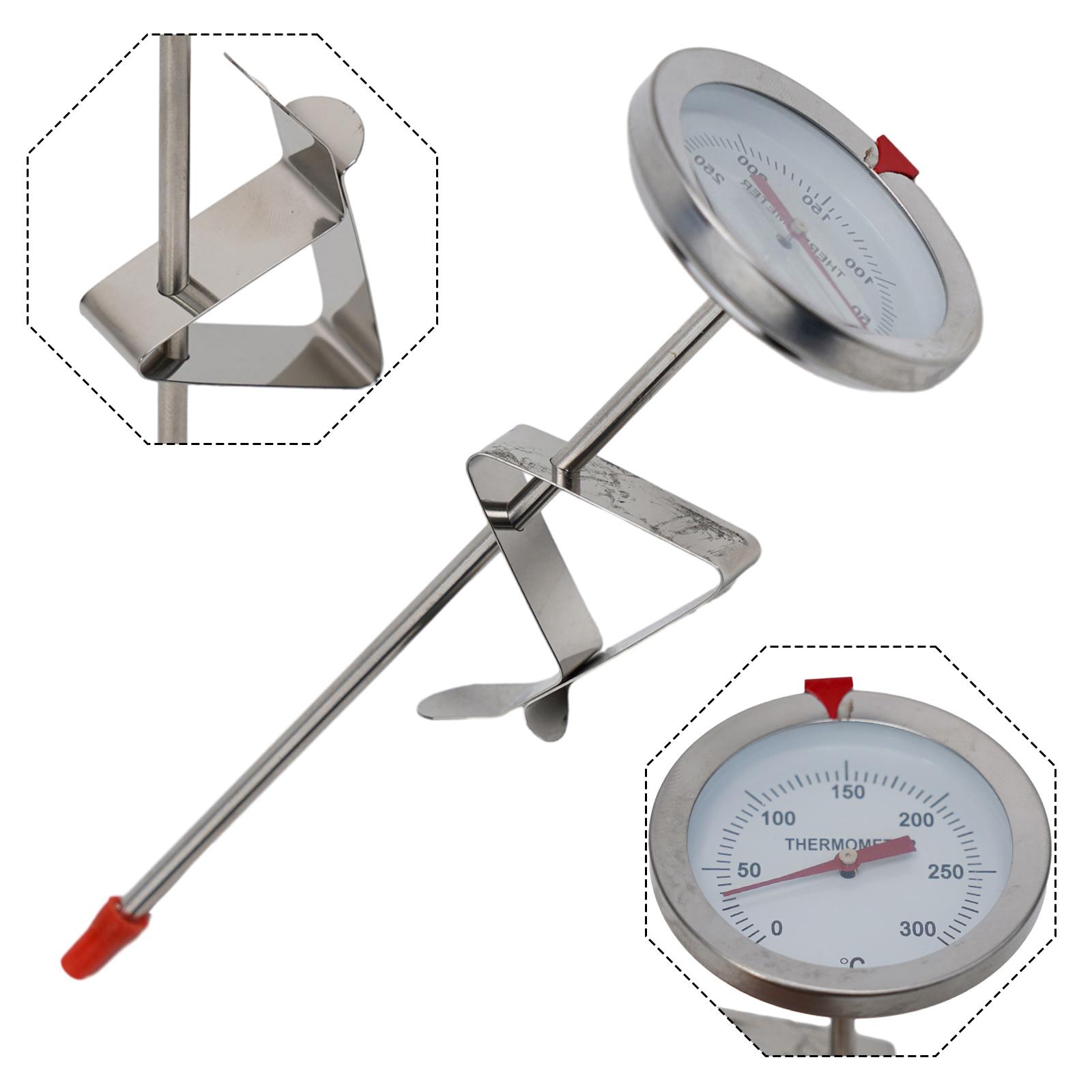 Stainless Steel Probe Thermome - Home Cooking Help บทวิจารณ์และราคา