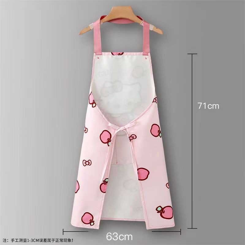 Sanrio Cute Cartoon Apron Wate - Home Cooking Oil บทวิจารณ์และราคา