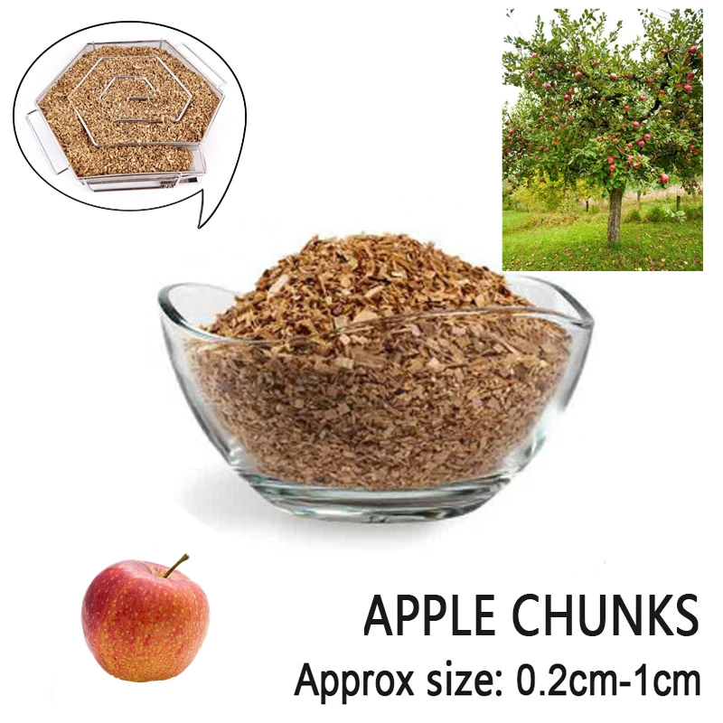 125g/bag Wood Chips Apple Cher - Smoker Box Wood Chip บทวิจารณ์และราคา