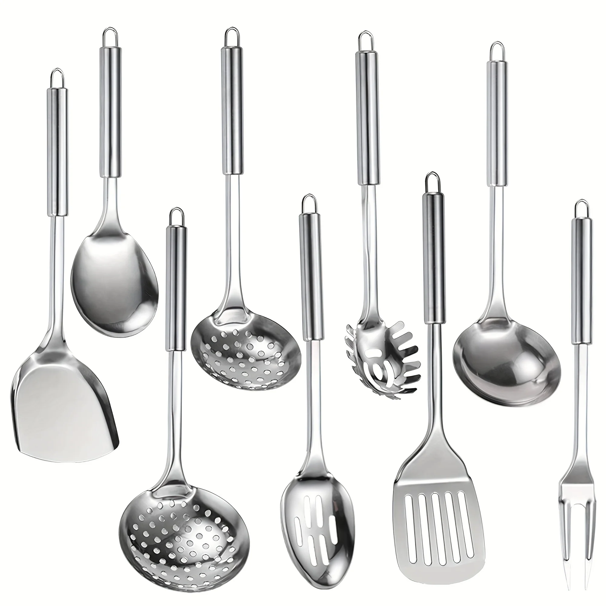9pcs Cooking Utensil Set, 304  - Home Cooking Utensil Set บทวิจารณ์และราคา