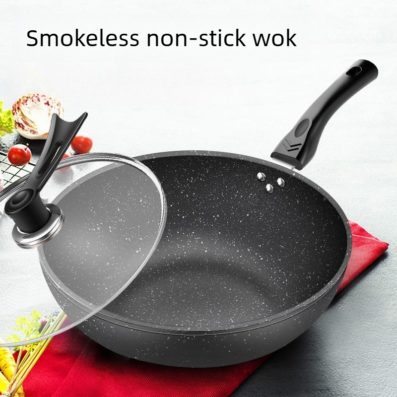 Maifan Stone Cooking Pan Less  - Home Cooking Oil บทวิจารณ์และราคา
