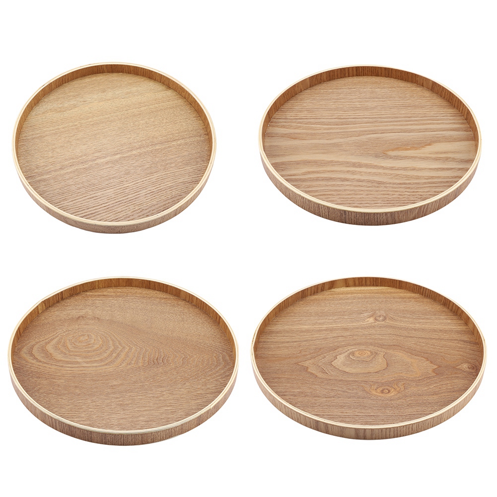 Wooden Serving Tray Tea Plate  - Home Cooking Recipes บทวิจารณ์และราคา