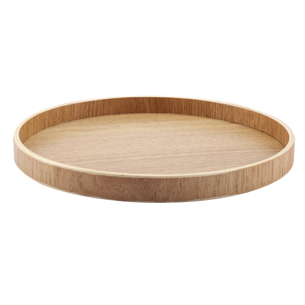 Wooden Serving Tray Tea Plate  - Home Cooking Recipes บทวิจารณ์และราคา
