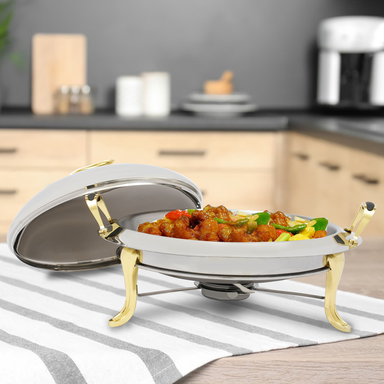 Stainless Steel Chafing Dish,  - Home Cooking Recipes บทวิจารณ์และราคา