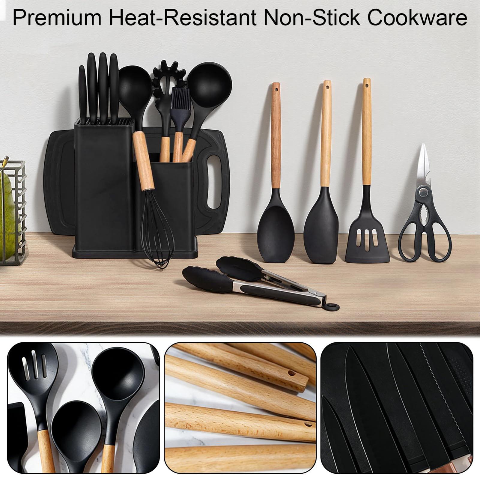 Cooking Utensils 19-Piece Nons - Home Cooking Utensil Set บทวิจารณ์และราคา