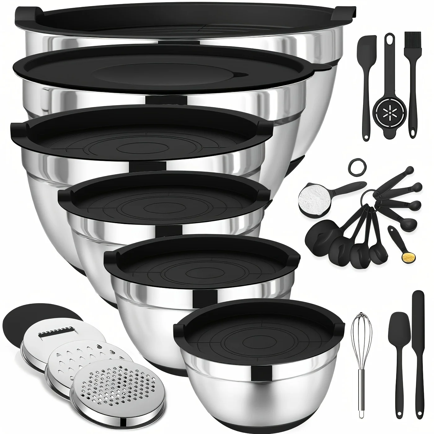 Set of Mixing Bowls Made of St - Home Cooking Utensil Set บทวิจารณ์และราคา