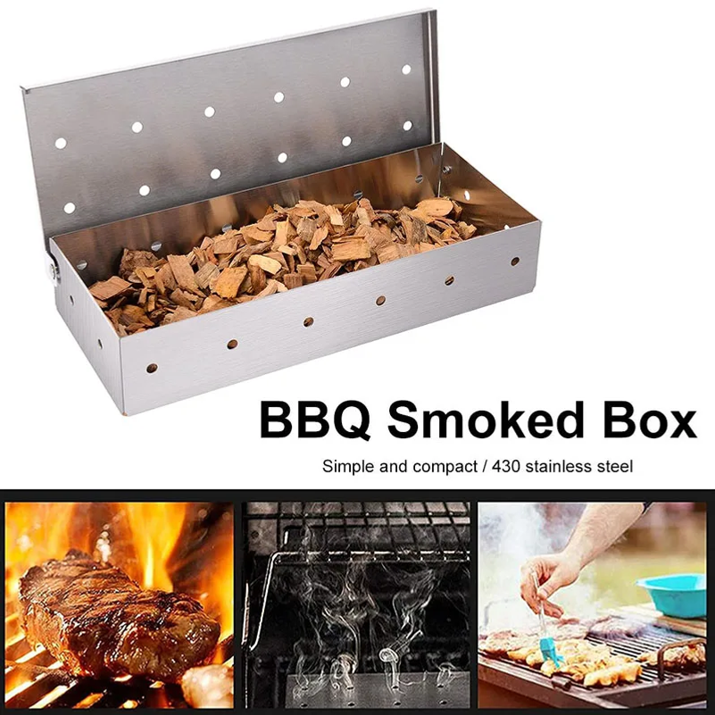 Stainless Steel Wood Chip Smok - Smoker Box Wood Chip บทวิจารณ์และราคา