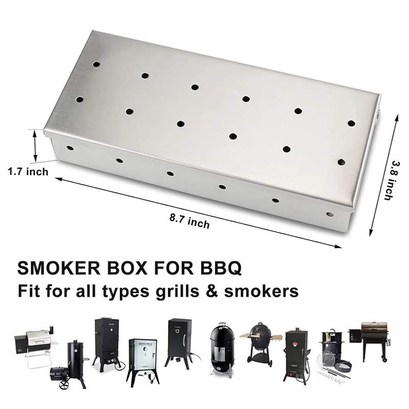 Stainless Steel Wood Chip Smok - Smoker Box Wood Chip บทวิจารณ์และราคา