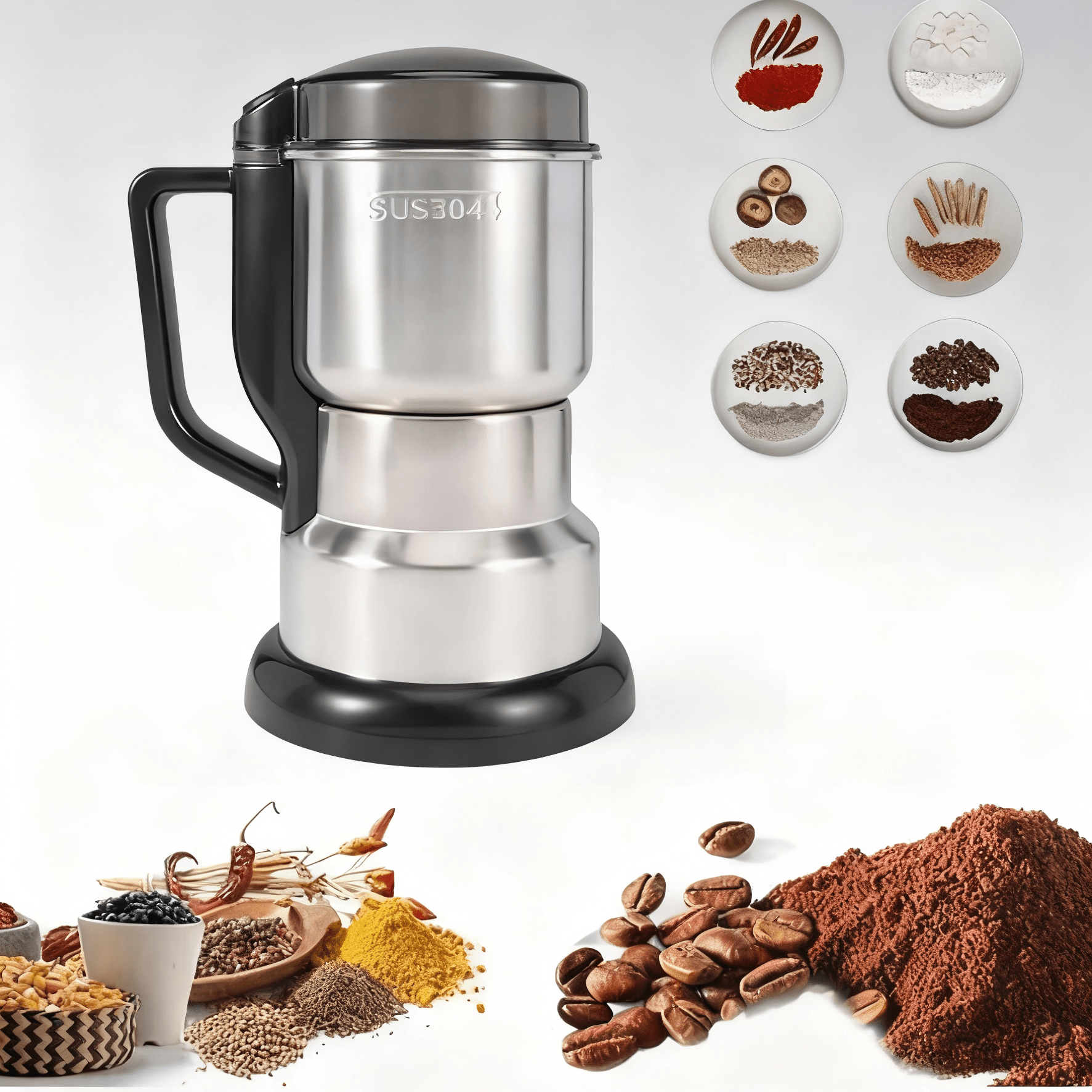 Manual Stainless Steel Grain G - Home Cooking Help บทวิจารณ์และราคา