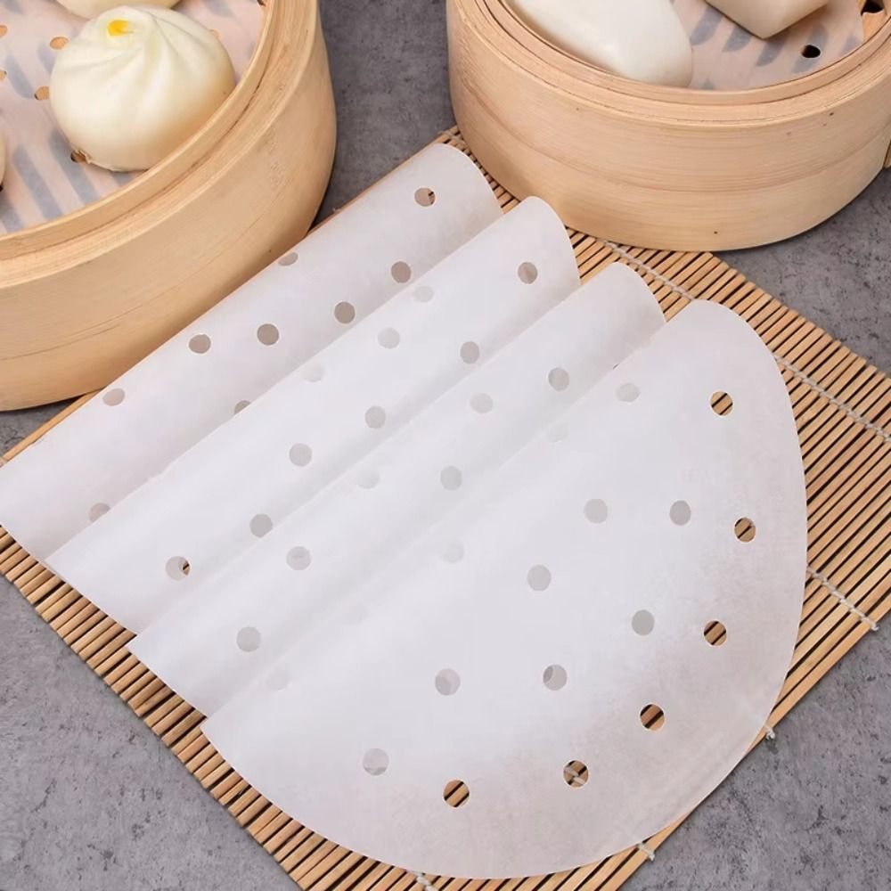 100Pcs Steamed Paper Steamed B - Home Cooking Help บทวิจารณ์และราคา